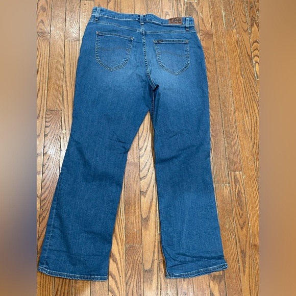 Lee Women's Straight Leg Blue Jeans - Picture 10 of 11